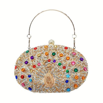 Women's Wallet – Rhinestone Clutch Round Clasp Evening – detail view 7