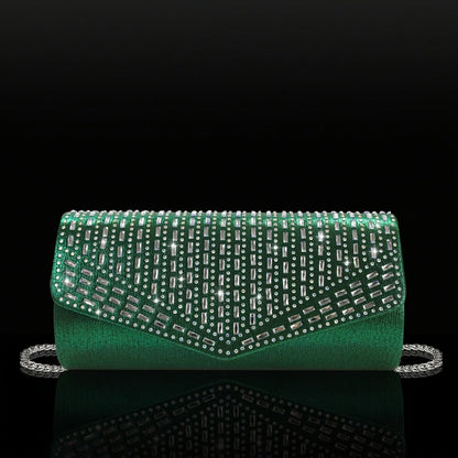 Women's Wallet – Rhinestone Evening Clutch Set Bracelet – detail view 4