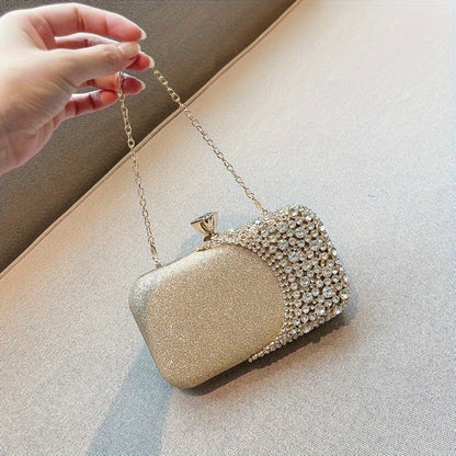 Women's Wallet – Rhinestone Sequin Evening Vintage Wedding – detail view 13