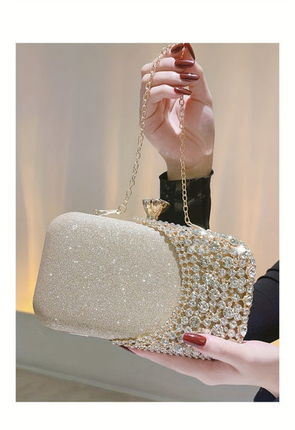 Women's Wallet – Rhinestone Sequin Evening Vintage Wedding – detail view 17