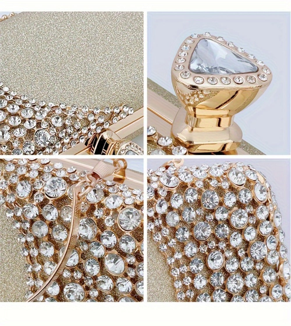 Women's Wallet – Rhinestone Sequin Evening Vintage Wedding – detail view 24