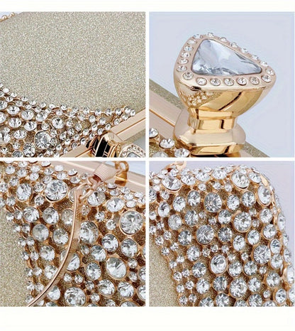 Women's Wallet – Rhinestone Sequin Evening Vintage Wedding – detail view 24