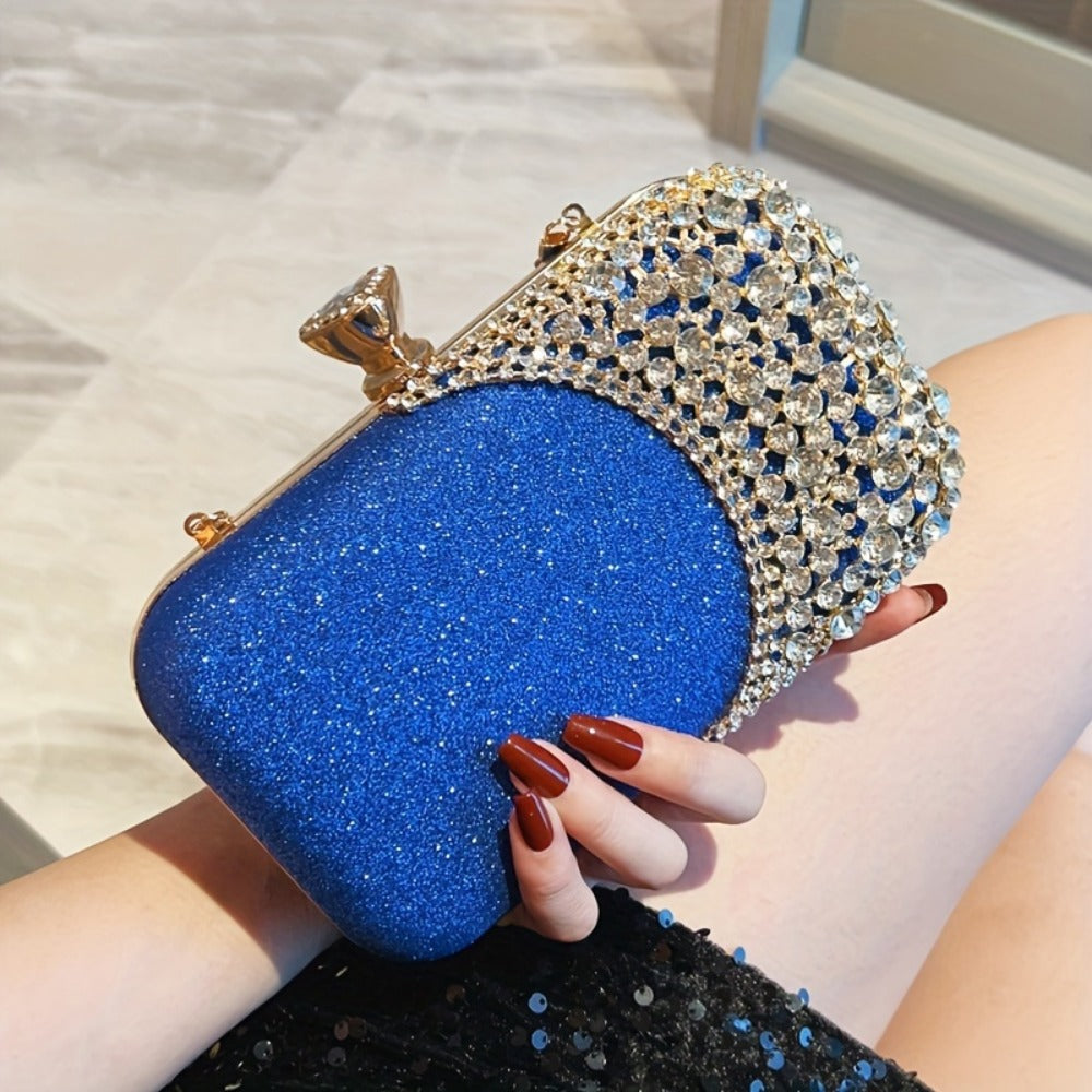 Women's Wallet – Rhinestone Sequin Evening Vintage Wedding – detail view 5