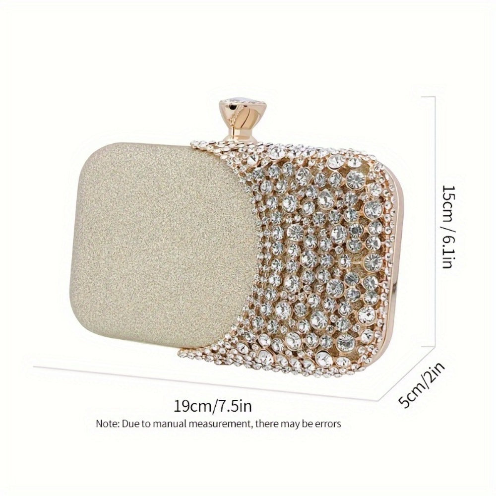 Women's Wallet – Rhinestone Sequin Evening Vintage Wedding – detail view 6