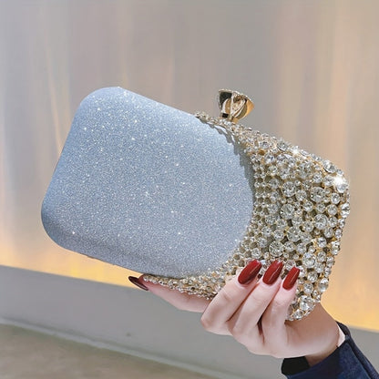 Women's Wallet – Rhinestone Sequin Evening Vintage Wedding – detail view 8