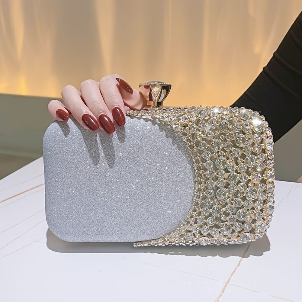 Women's Wallet – Rhinestone Sequin Evening Vintage Wedding – detail view 10