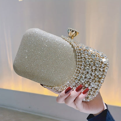 Women's Wallet – Rhinestone Sequin Evening Vintage Wedding – front view - product view 24