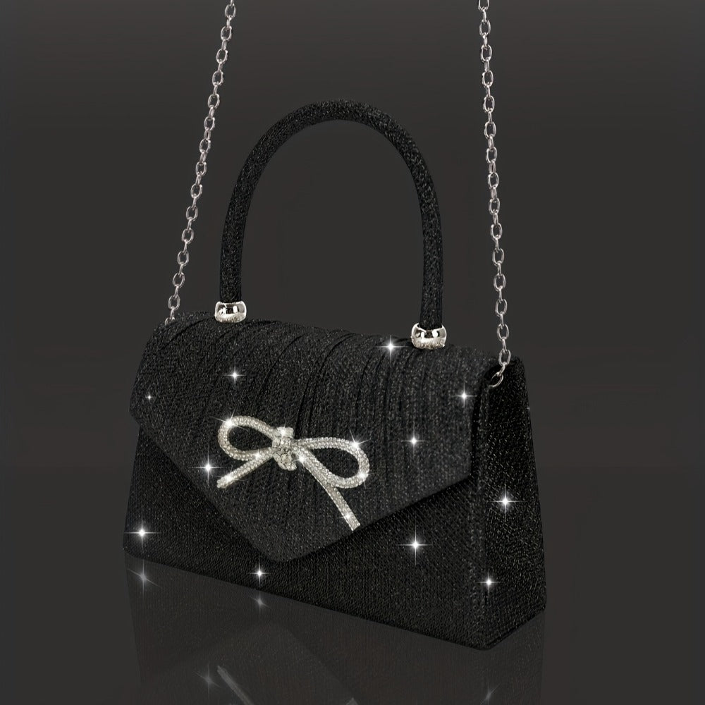 Women's Wallet – Sequin Clutch Rhinestone Jewelry Set – detail view 10