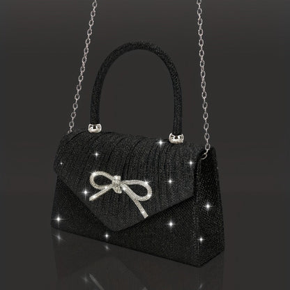 Women's Wallet – Sequin Clutch Rhinestone Jewelry Set – detail view 10