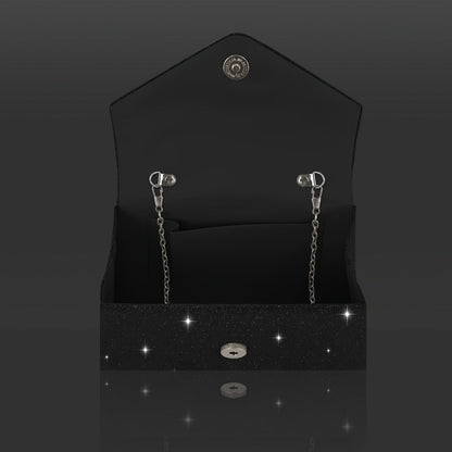 Women's Wallet – Sequin Clutch Rhinestone Jewelry Set – detail view 13