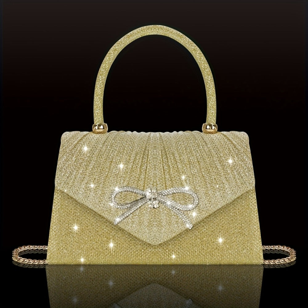 Women's Wallet – Sequin Clutch Rhinestone Jewelry Set – detail view 17