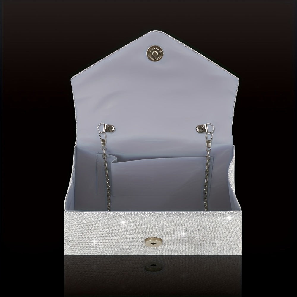 Women's Wallet – Sequin Clutch Rhinestone Jewelry Set – detail view 5