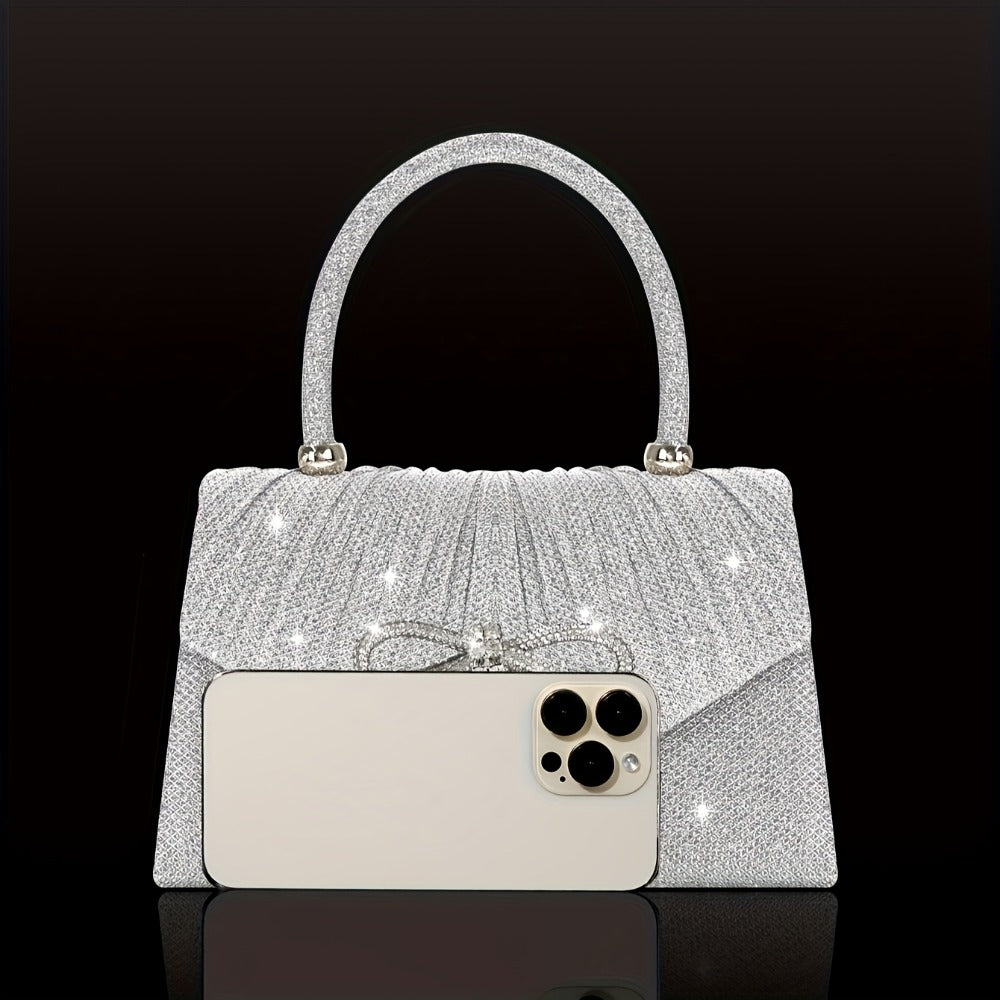 Women's Wallet – Sequin Clutch Rhinestone Jewelry Set – detail view 6