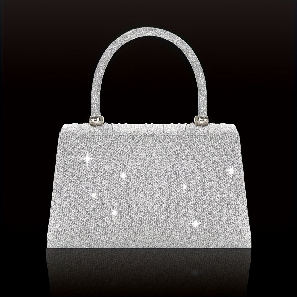 Women's Wallet – Sequin Clutch Rhinestone Jewelry Set – detail view 8