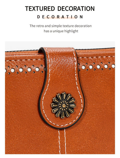 Women's Wallet – Sunflower Pattern Wristlet Card Slots – detail view 14