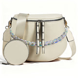 Beige + Rainbow Chain