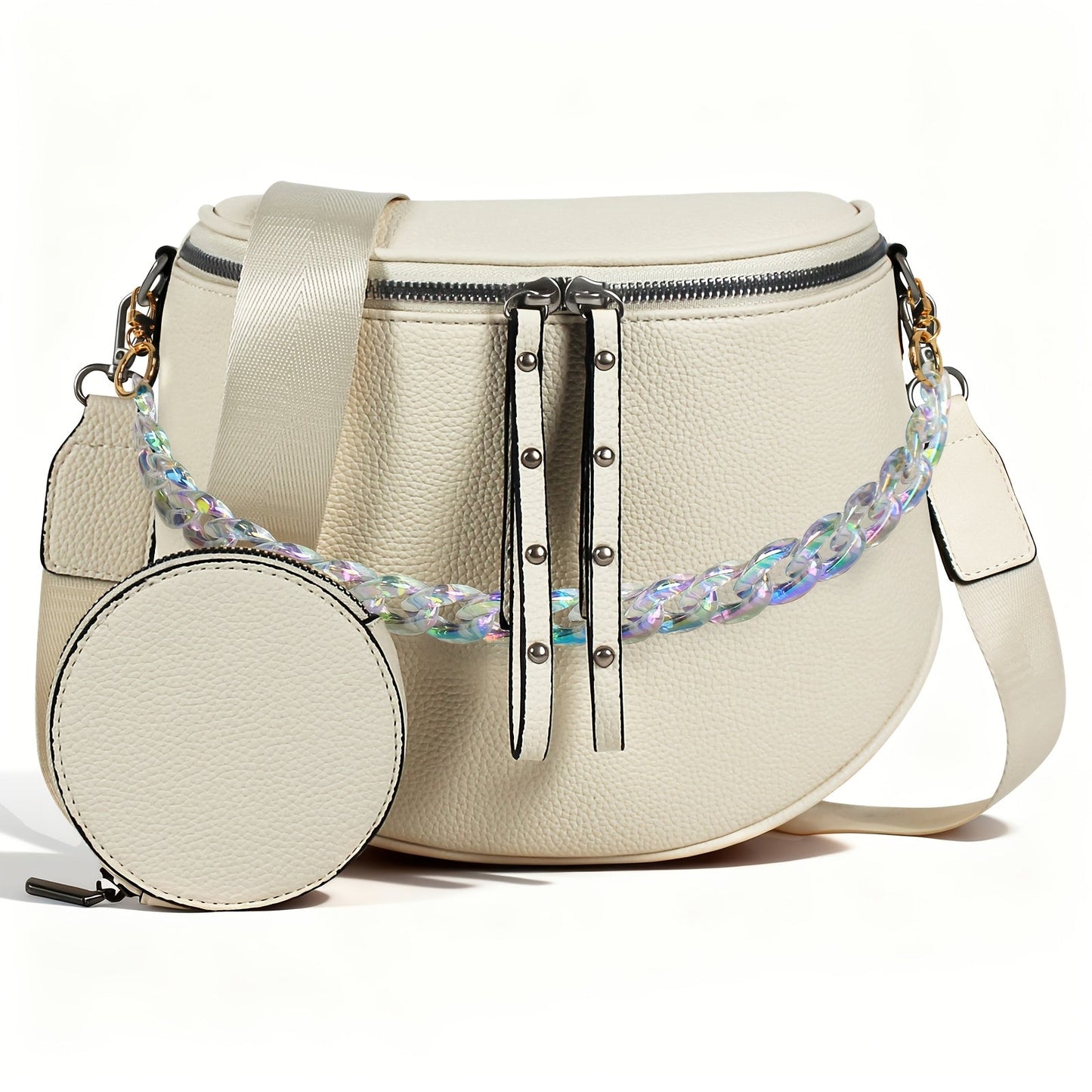 Women's Wallet – for Travel & Everyday Use, Chain Strap Set Adjustable Detachable – detail view 35