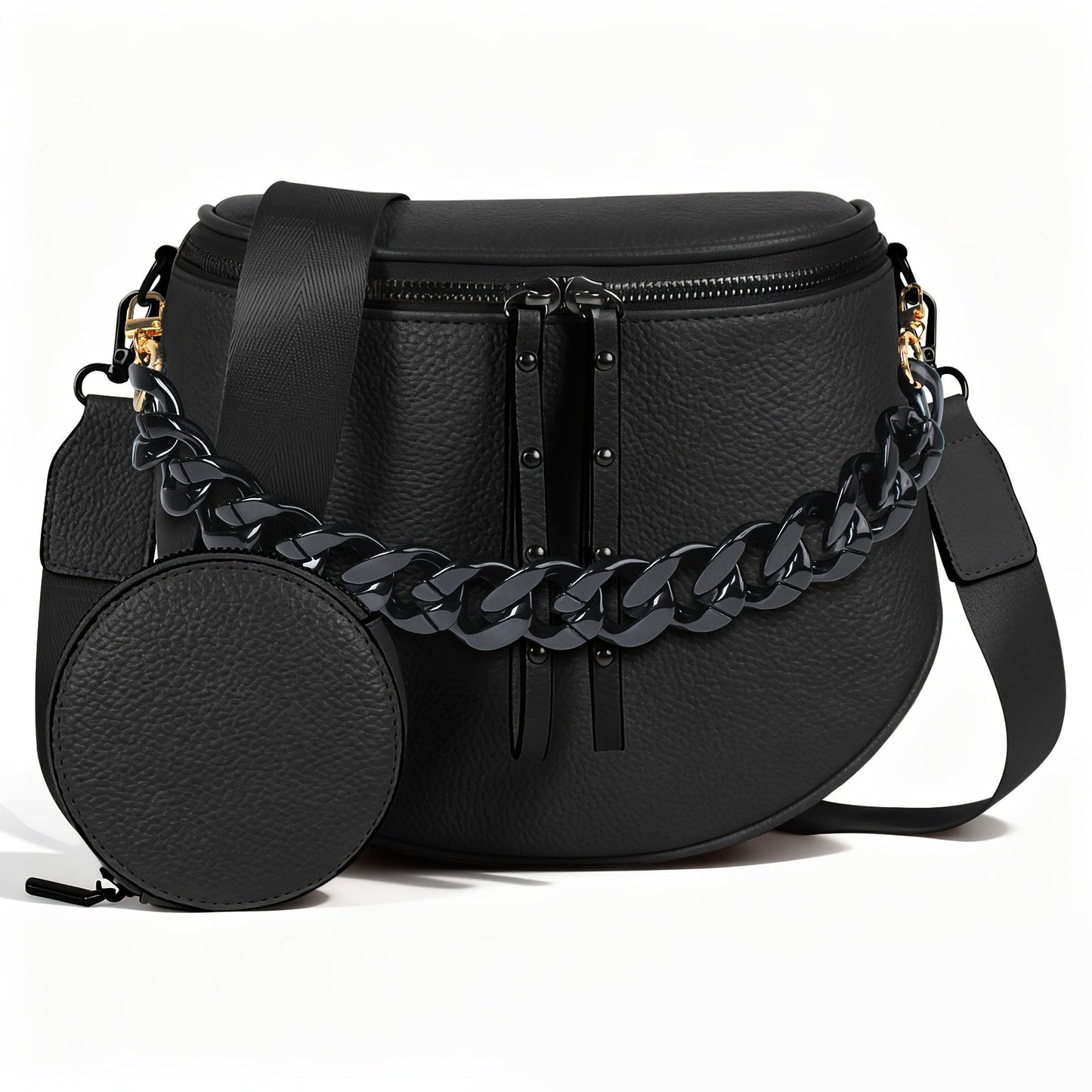 Women's Wallet – for Travel & Everyday Use, Chain Strap Set Adjustable Detachable – detail view 37