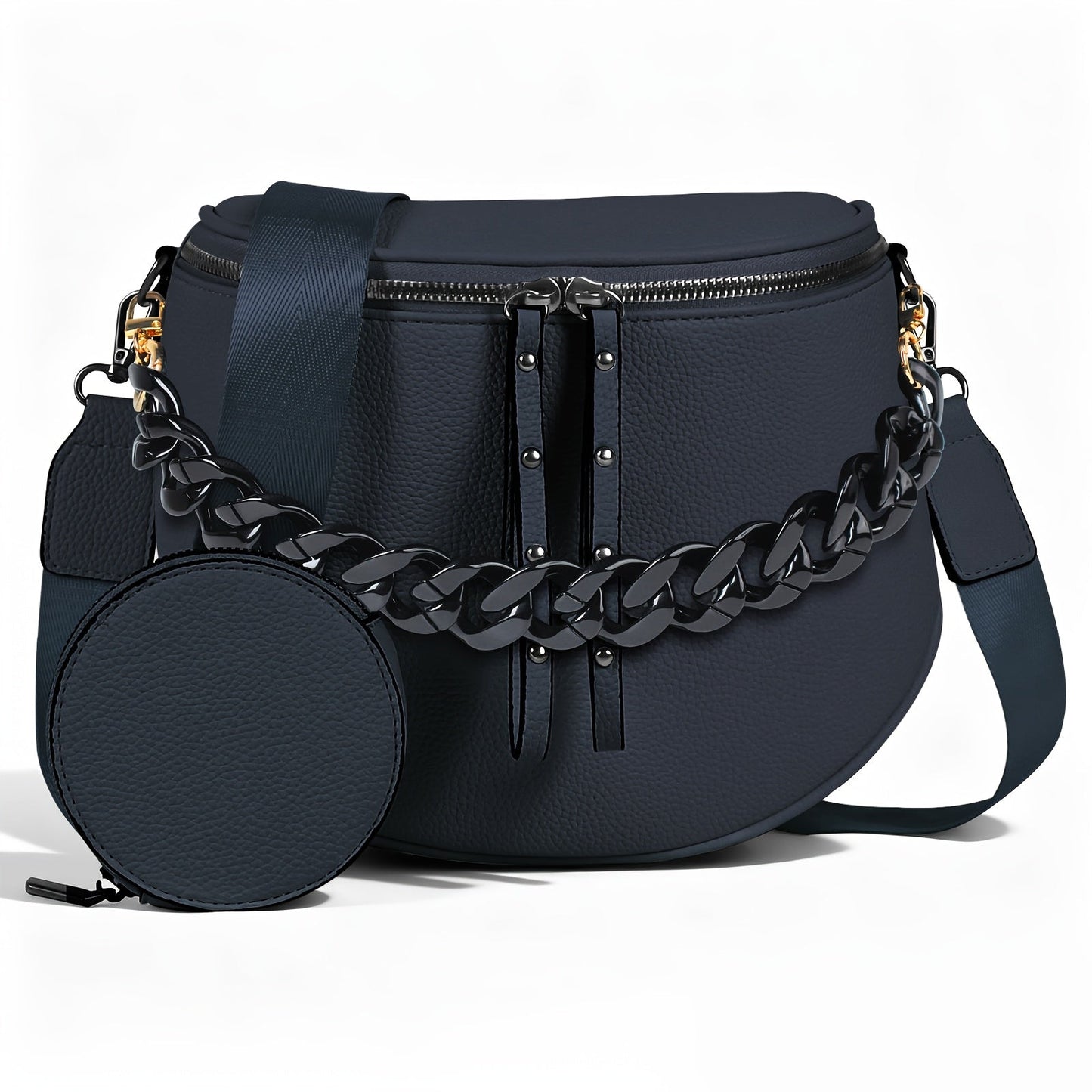 Women's Wallet – for Travel & Everyday Use, Chain Strap Set Adjustable Detachable – detail view 6