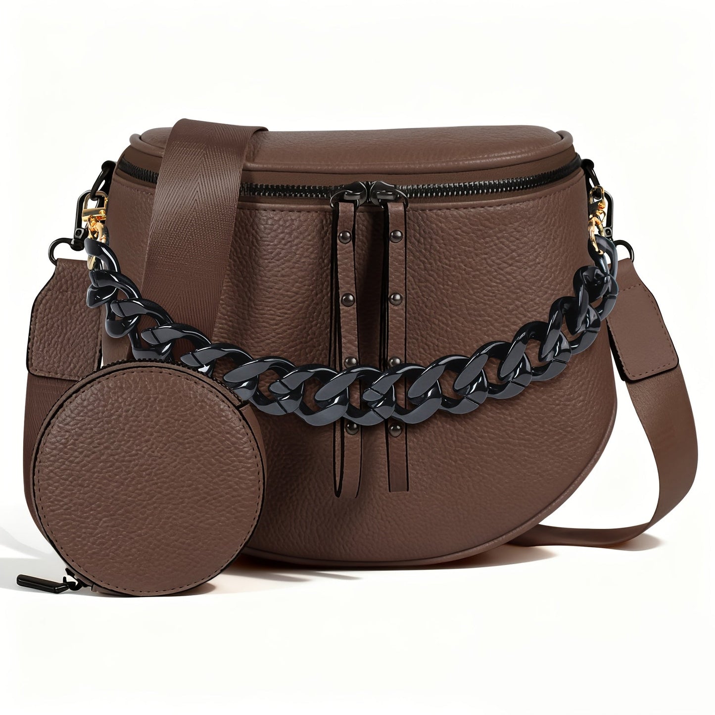 Women's Wallet – for Travel & Everyday Use, Chain Strap Set Adjustable Detachable – detail view 4