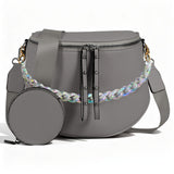Gray + Rainbow Chain