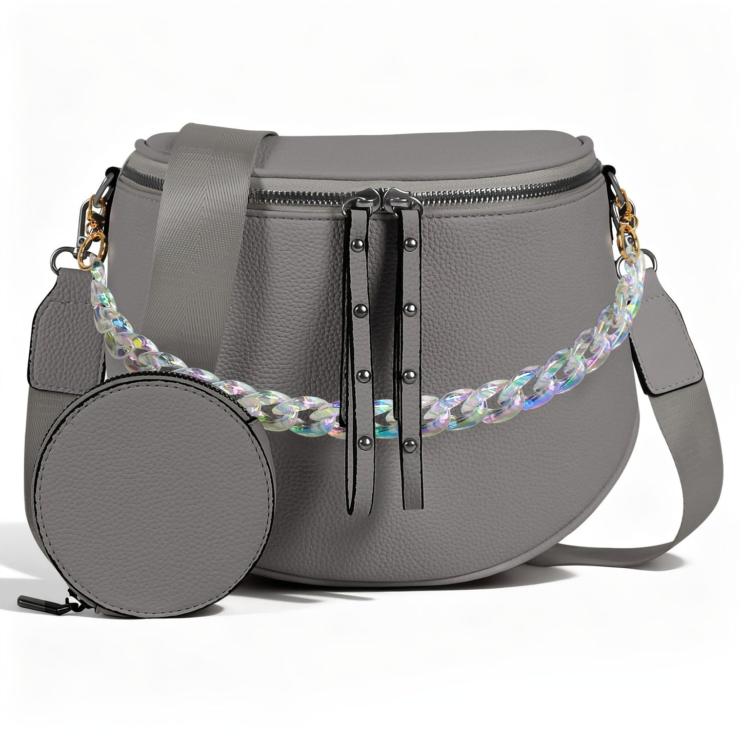 Women's Wallet – for Travel & Everyday Use, Chain Strap Set Adjustable Detachable – detail view 9