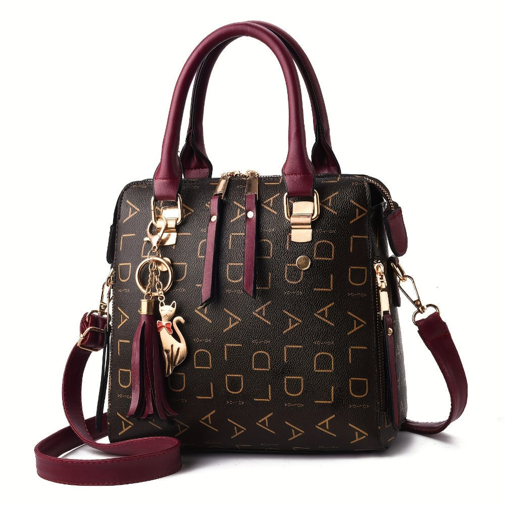 Women's Wallet – for Travel & Everyday Use, Monogram Zipper Detachable Strap Colorful – detail view 10