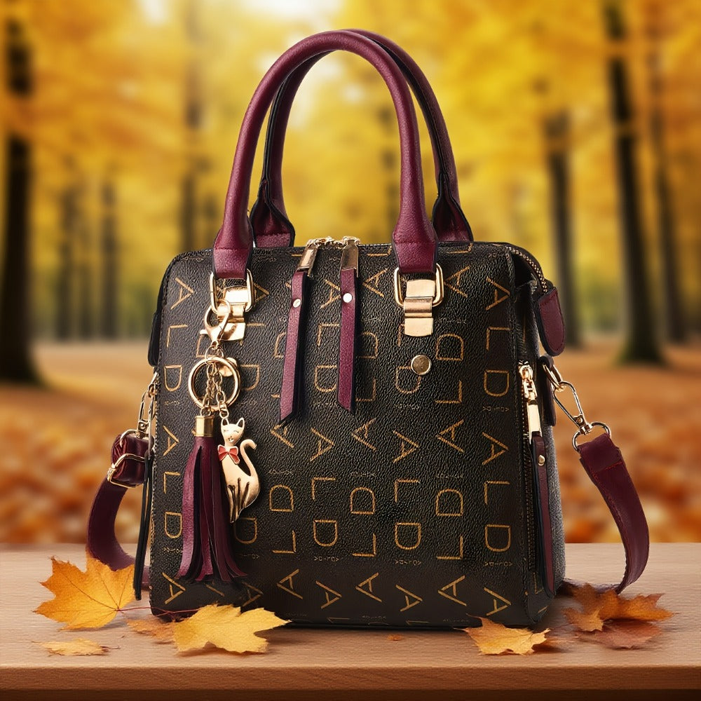 Women's Wallet – for Travel & Everyday Use, Monogram Zipper Detachable Strap Colorful – detail view 2