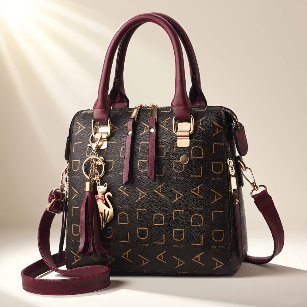 Women's Wallet – for Travel & Everyday Use, Monogram Zipper Detachable Strap Colorful – detail view 4