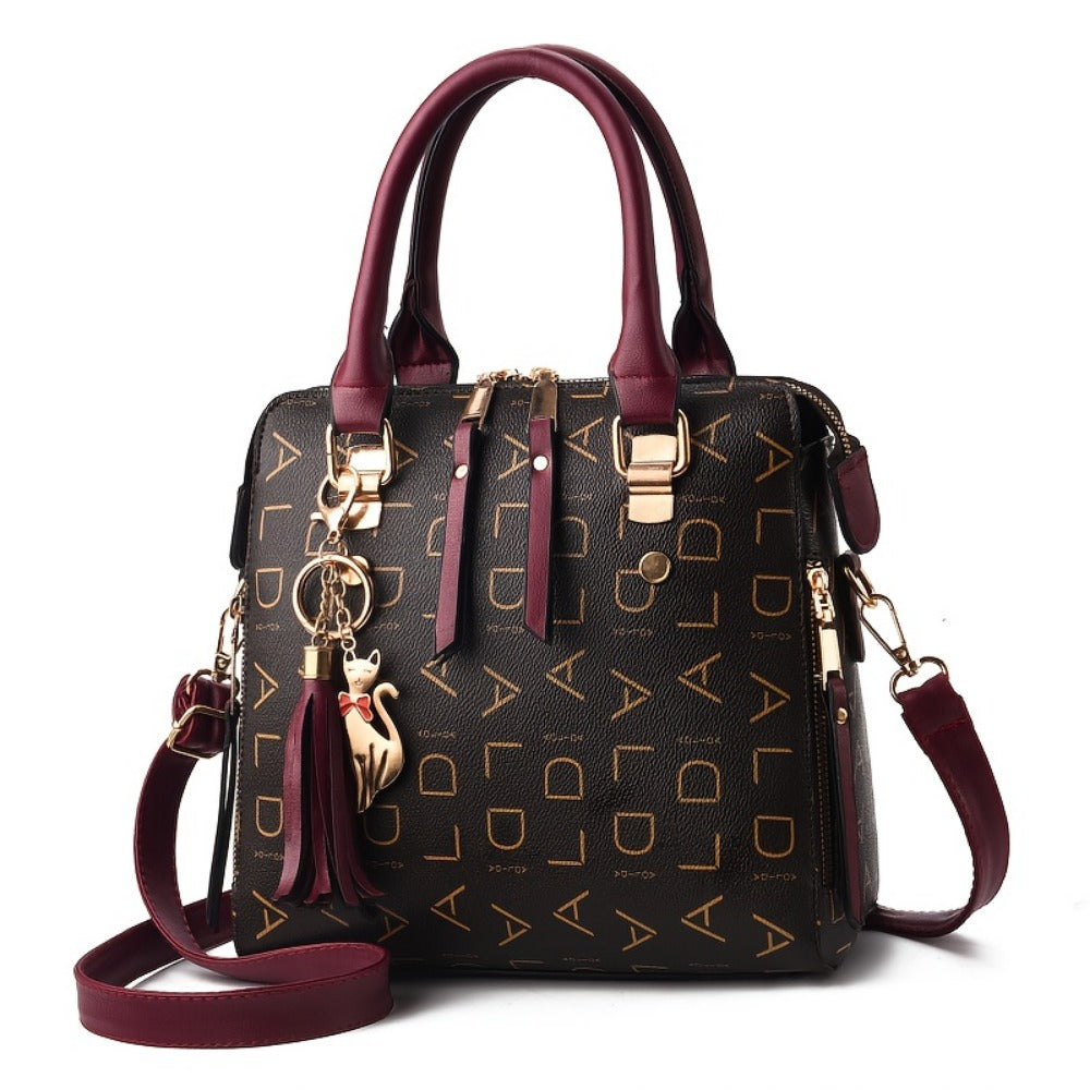 Women's Wallet – for Travel & Everyday Use, Monogram Zipper Detachable Strap Colorful – detail view 6