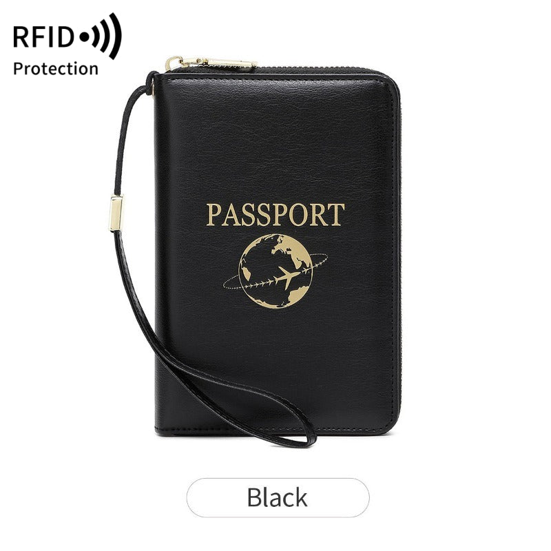 Women's Wallet – for Travel & Everyday Use, Rfid Bifold Zipper Passport Organizer – alternate view