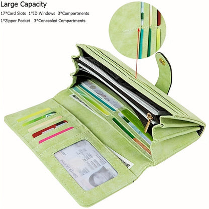 Women's Wallet – Vegan Leather, Large Capacity – detail view 7
