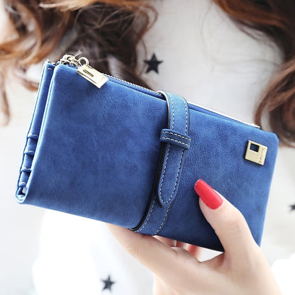 Women's Wallet – Vegan Leather, Vegan Leather Long Solid Color – detail view 16