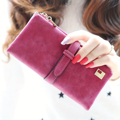 Women's Wallet – Vegan Leather, Vegan Leather Long Solid Color – detail view 10