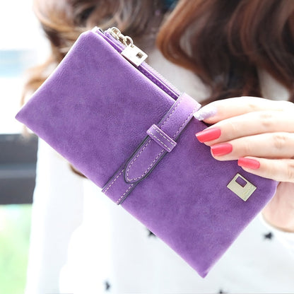 Women's Wallet – Vegan Leather, Vegan Leather Long Solid Color – detail view 14