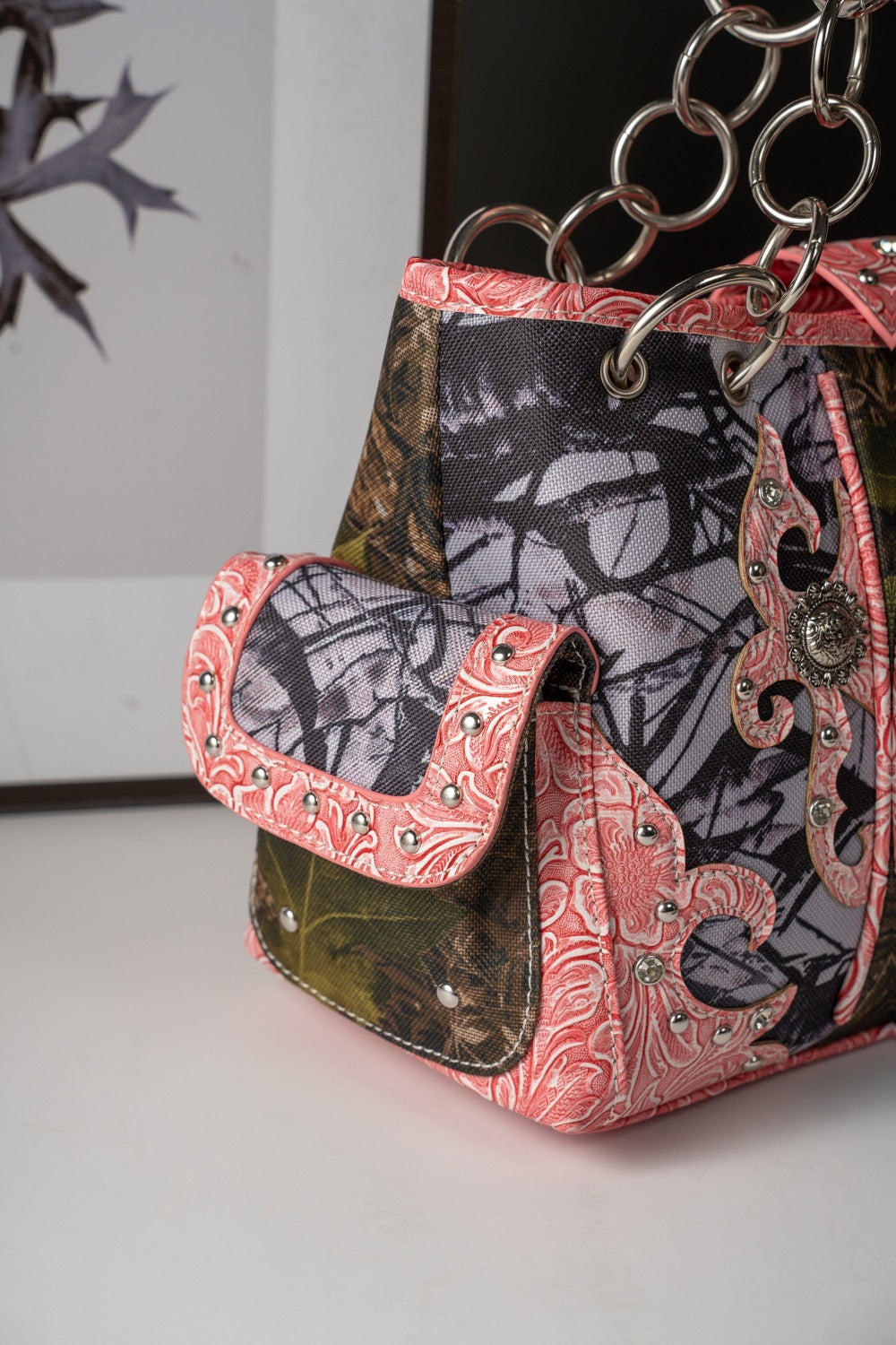 Women's Wallet – Western Camouflage Set Concho Buckle – detail view 17