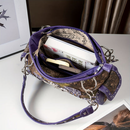 Women's Wallet – Western Studded Concealed Carry Camouflage – detail view 6