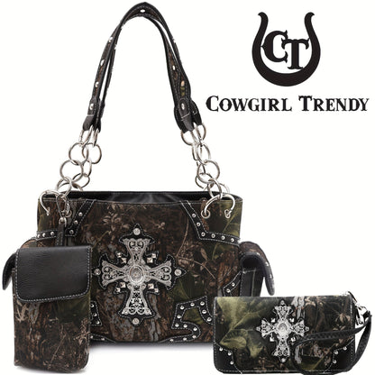 Women's Wallet – Western Studded Faux Leather Concealed – detail view 23