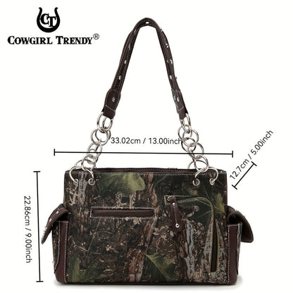 Women's Wallet – Western Tooled Set Concealed Carry – detail view 3