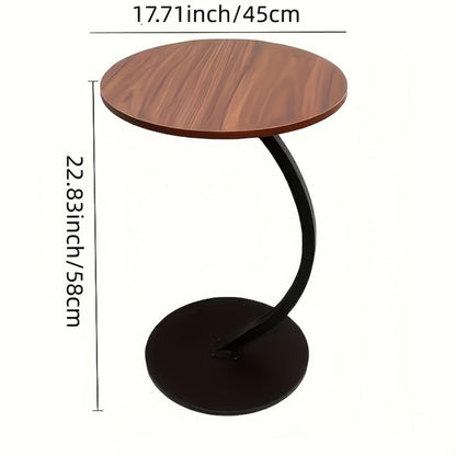 Wrought Iron Metal Side Table, Small Accent Table for Work, Display, and Everyday Use detail image - detail view 12