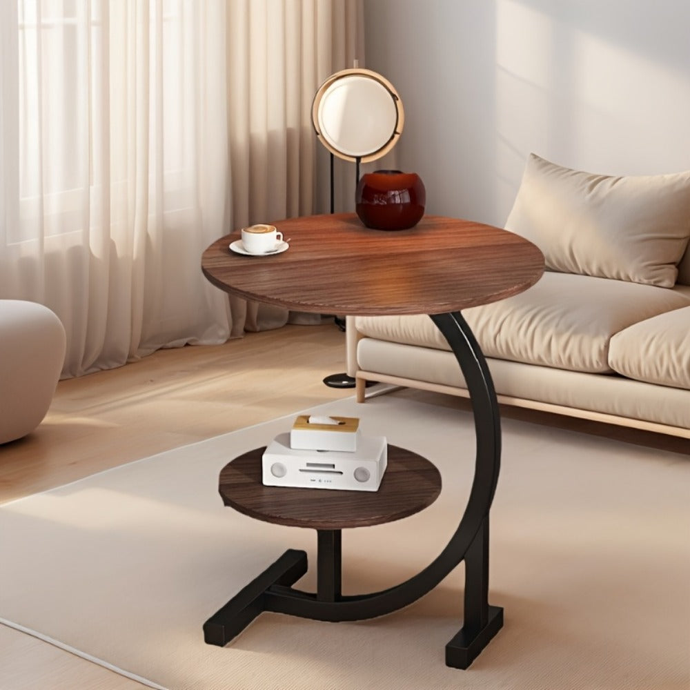 Wrought Iron Metal Side Table, Small Accent Table for Work, Display, and Everyday Use detail image - detail view 16
