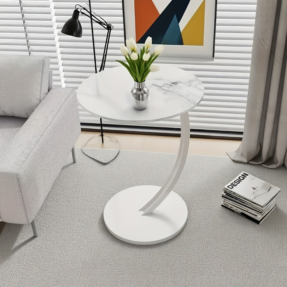Wrought Iron Metal Side Table, Small Accent Table for Work, Display, and Everyday Use detail image - detail view 7