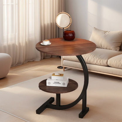 Wrought Iron Side Table, Bedside End Table for Work, Display, and Everyday Use detail image - detail view 6