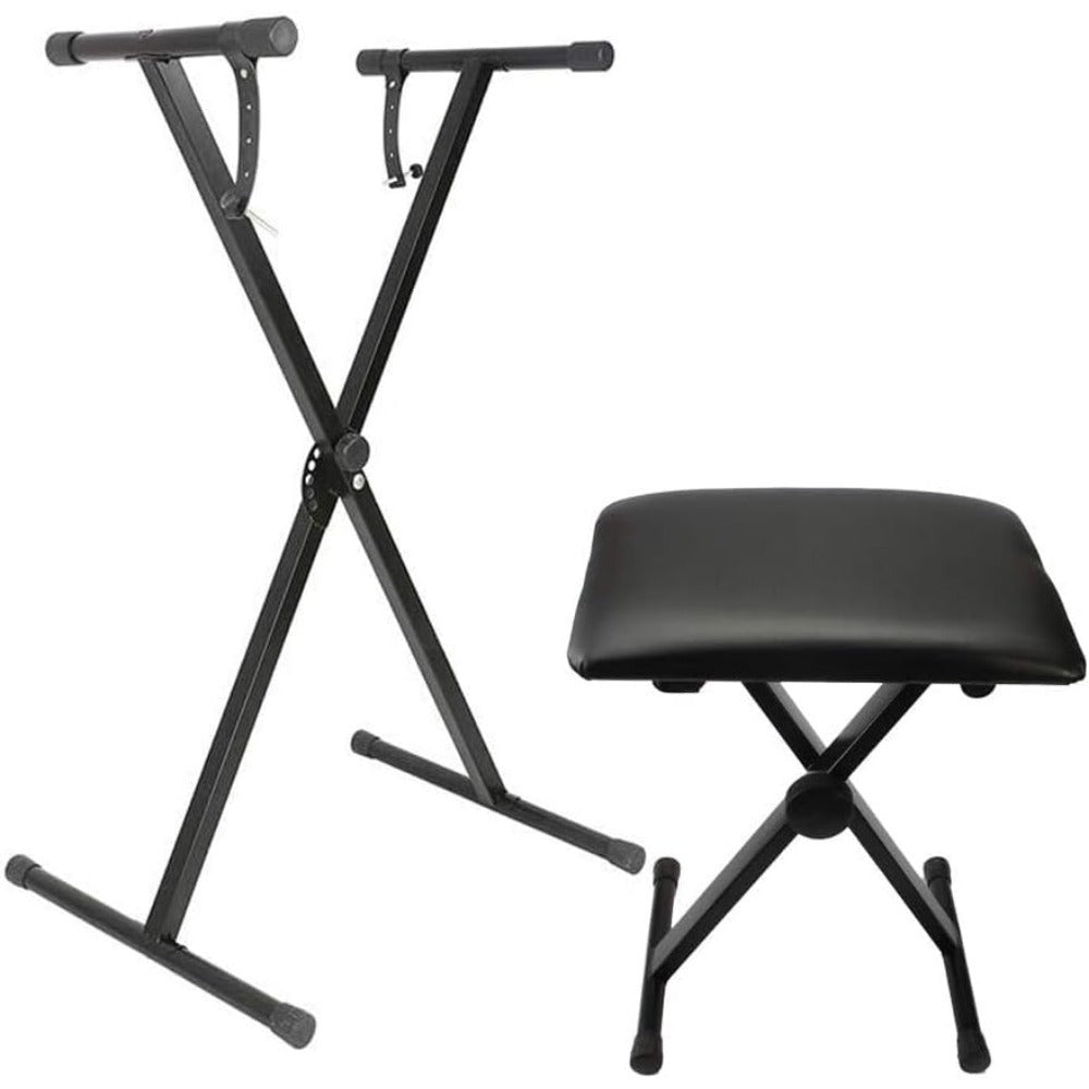 X-Style Keyboard Stand and Bench Set for 49, 61, 76 and 88-Key Pianos detail image - detail view 10