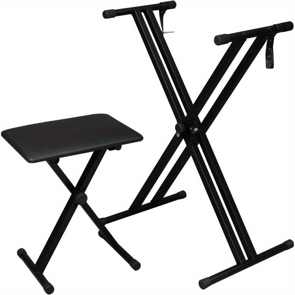 X-Style Keyboard Stand and Bench Set for 49, 61, 76 and 88-Key Pianos detail image - detail view 12