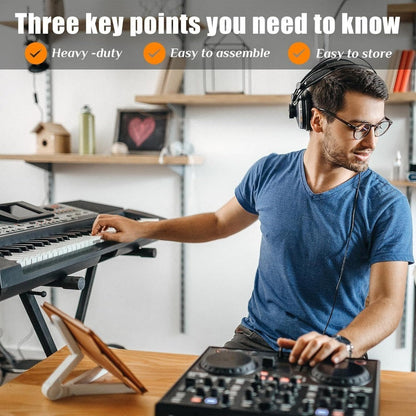 X-Style Keyboard Stand and Bench Set for 49, 61, 76 and 88-Key Pianos detail image - detail view 8