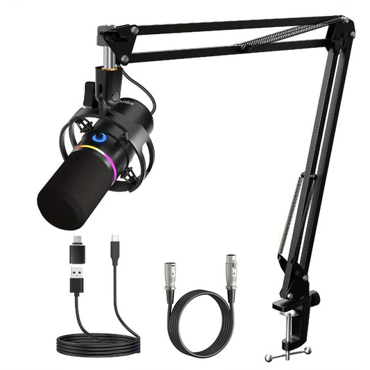 XLR and USB Dynamic Microphone Kit shown in the main product view