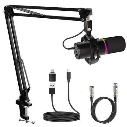 XLR and USB Dynamic Microphone Kit shown in the main product view