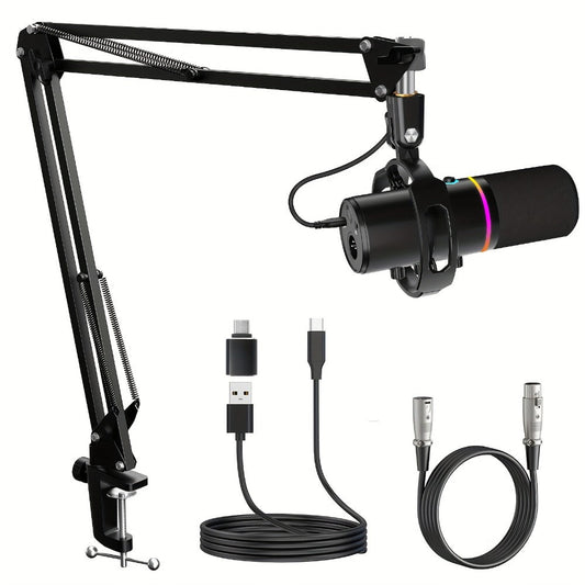 XLR and USB Dynamic Microphone Kit shown in the main product view