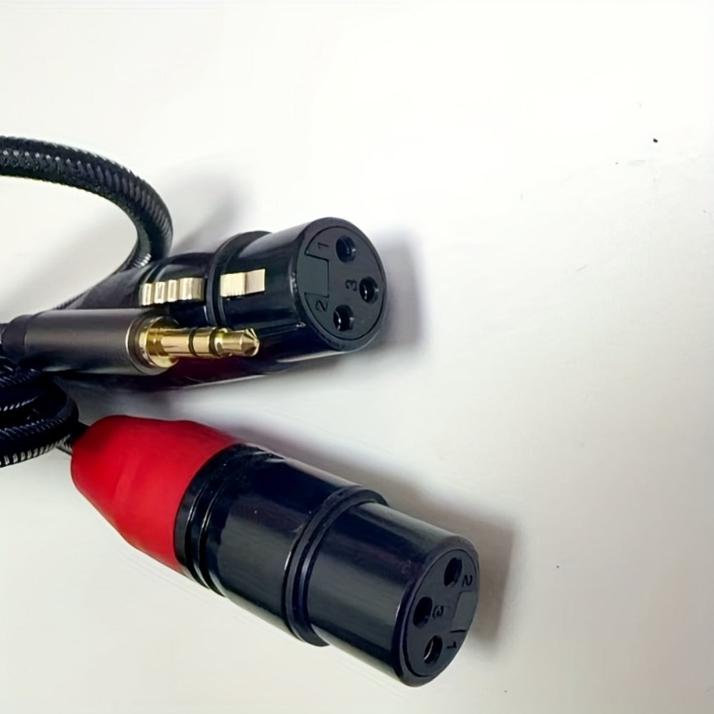 XLR Microphone Cable, 5mm, 36V, Premium, Dual for Connecting Microphones detail image - detail view 3